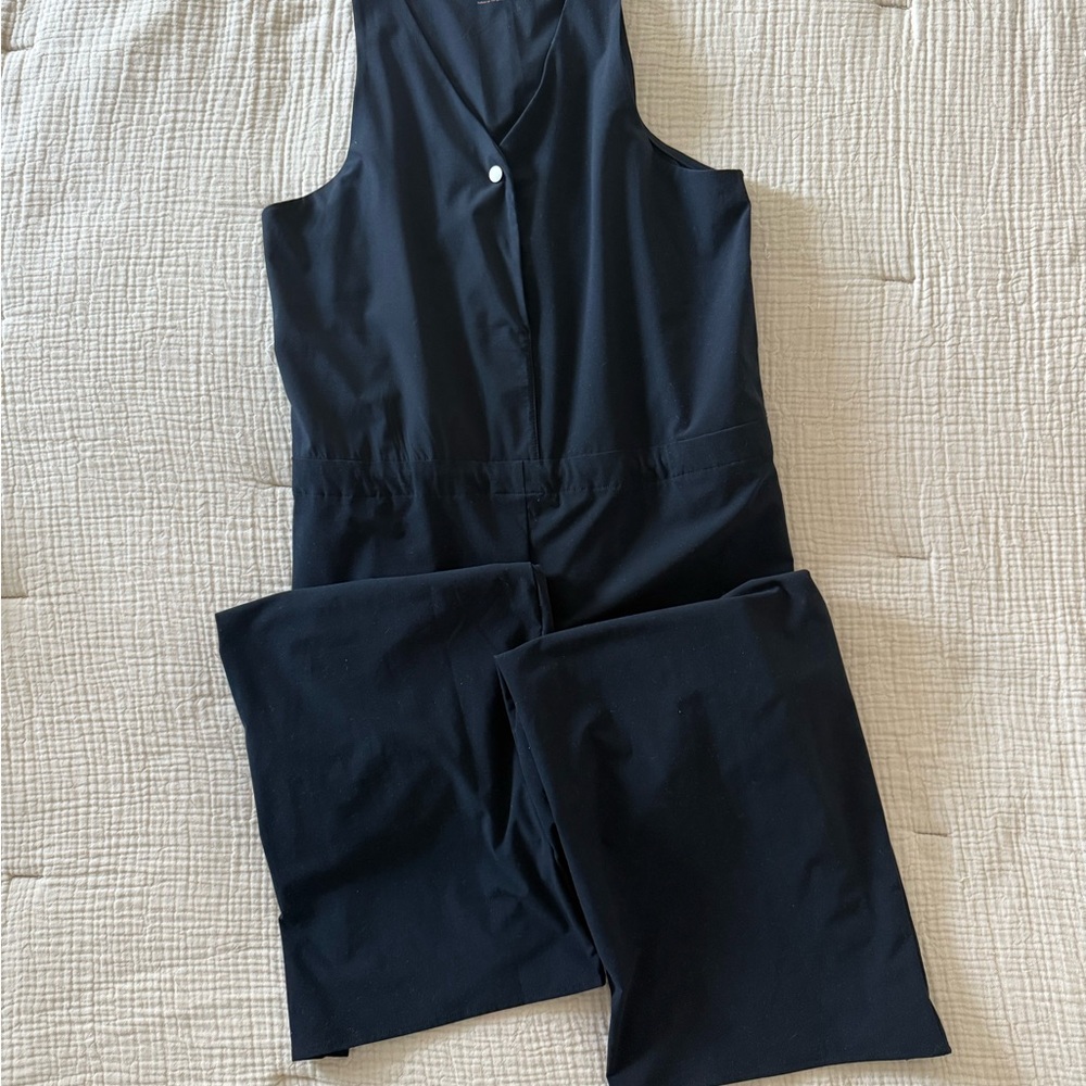 ADAY Navy Sleeveless Jumpsuit